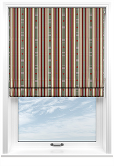 The British Stripe Co. William, Highlands No.1 - Twist&Fit Roman Blind